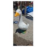 Plastic planter goose