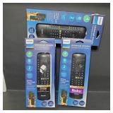 3 X  New open box universal Philip remote