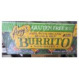 Box of 12 bean and rice burritos