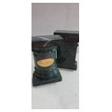 Marble book ends