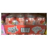 24 cans of warheads sour black cherry soda (2