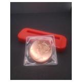 1 Ounce .999 Fine Copper Round Mercury Dime