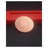 Indian Head Cent 1 Ounce Copper .999 Fine