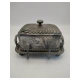 Roger Brothers Silver plate butter dish