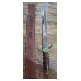 Persian style novelty sgor sword with leather