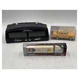 Digital game clock, 1996 diecast NYC taxi & 1/64