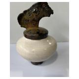 Artist signed pottery vase