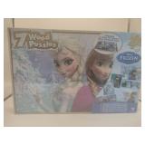 Frozen 7  wooden puzzles new unopened