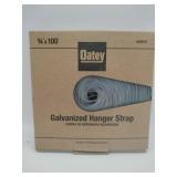 Galvanized hanger strap. 3/4 x 100