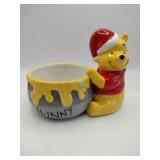 Disney Winnie the Pooh Christmas candy dish