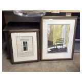 Rudolph Ohrning framed art prints, 31x25" & 19x23"
