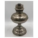 Rayo nickel-plated brass kerosene lamp, vintage