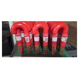 Whole display of 42 chocolate filled candy cane