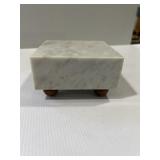 Marble block display stand