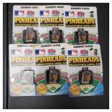 Group of sammy Sosa collectible pin heads.