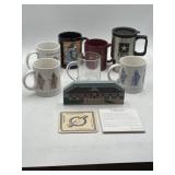 Tippecanoe & ad mugs, coasters, and 8" x 3" cut