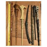 Group of 8- 12in long harry potter wands