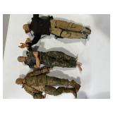 3 G.I. Joe 12-inch action figures