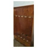 Wooden gun storage rack