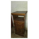 Small side table with cabinet