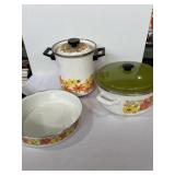 Ekco Country Garden Italian porcelain enameled