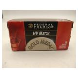Federal 22 Cal. LR 50 rounds