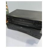 SV2000 VHS VCR Player and RCA VHS player with a