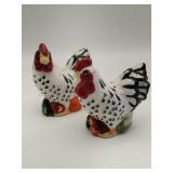 Rooster salt and pepper shakers