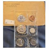 Silver 1956 uncirculated Philadelphia mint set