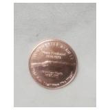 1 Ounce Of .999 Fine Copper Winchester 73 The