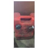 Boat gas tank and anchor