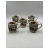 Johnson Brothers The Friendly Village 5 mugs