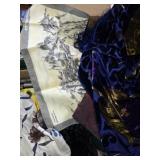 Silk and other scarves