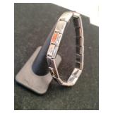 Silvertone Italian charm bracelet