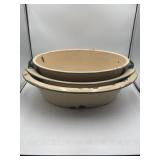 enamelware basins 2 w/ handles 20" largest