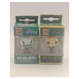 2 Funko pocket pop keychains Jack skellington