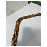 handcrafted wooden boomerang