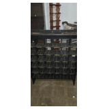 Card catalog cubbie shelf