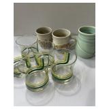 5 Mid-century Modern Libbey rocks glass and 3