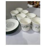 Corning Corelle Callaway Ivy swirl coffee mugs