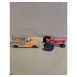 Hubley Pressed Steel  Tractor and Farm Truck