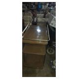 Tea servers metal cart 3 tier with sliding trays