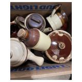 Brown Drip Glaze Pottery Kitchenware Lot