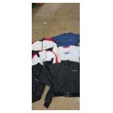 Mens large Delco electronics sweaters and jackets