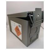 Green metal ammo box
