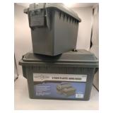 2Pack  plastic ammo boxes