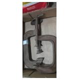 C- clamps Jorgensen wing nut and generic 4in