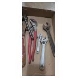 Adjustable wrenches , pipe wrench, and channel