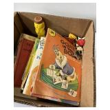 Small toys, knickknacks, and childrenï¿½s books