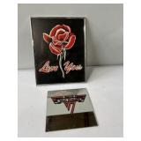 Van Halen mirror and love you picture